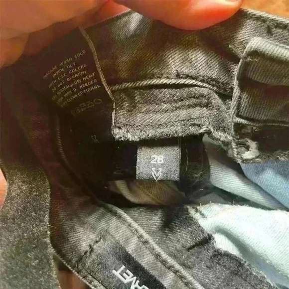 Vervet Women's Ankle Skinny Fit Distressed Denim Jeans Size 28 Blue - Picture 12 of 12